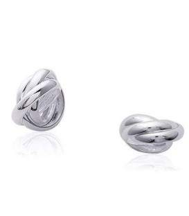Bague argent massif trois anneaux libres 