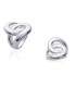 Grosse bague argent massif entrelacs-1