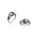 Bague yin et yang argent massif 
