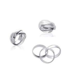 Alliance mariage trois beaux anneaux 