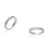 Anneau jonc alliance argent massif zirconium 
