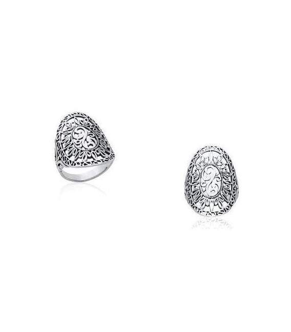 Bague femme argent fantaisie 