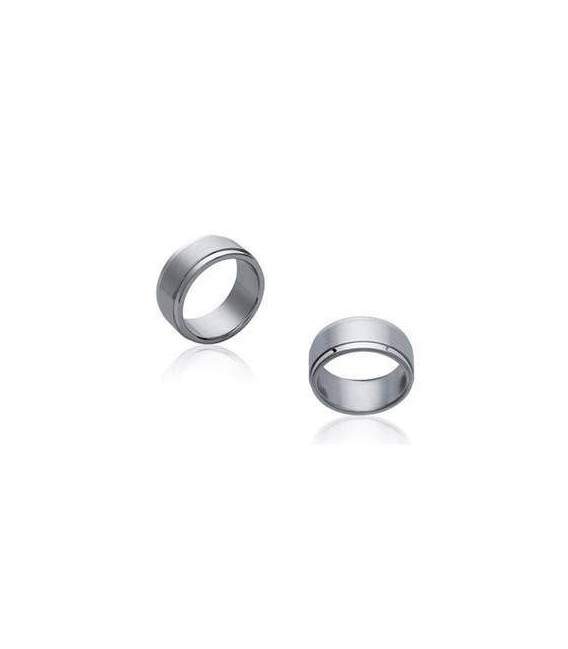 Bague acier superposition d'anneaux 