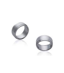 Bague acier superposition d'anneaux 