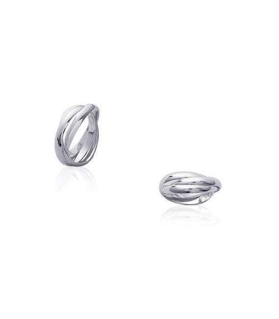 Bague argent massif trois anneaux homme femme 