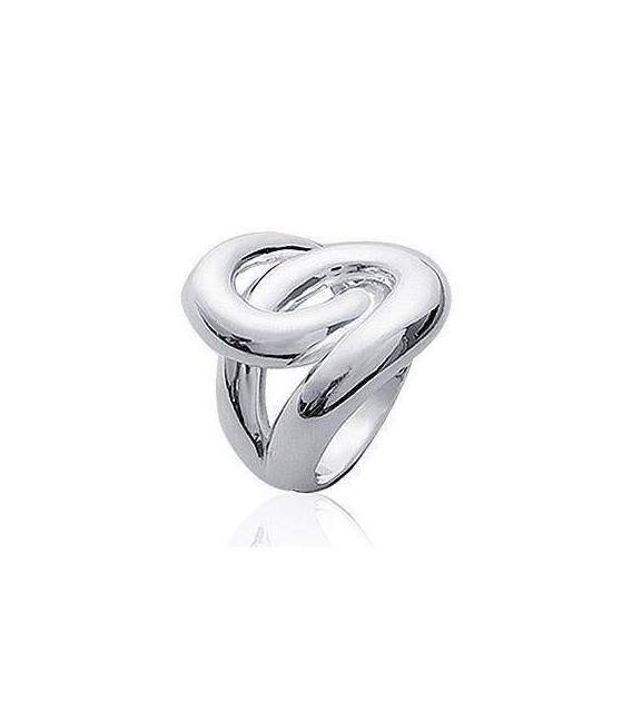 Grosse bague argent massif entrelacs-2