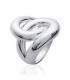 Grosse bague argent massif entrelacs-2