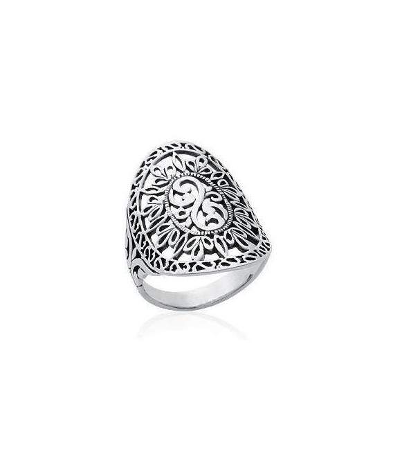 Bague femme argent fantaisie 