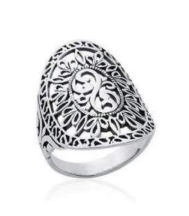 Bague femme argent fantaisie 