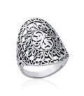 Bague femme argent fantaisie