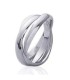 Bague argent massif trois anneaux homme femme 