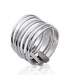 Bague argent massif semainier-2
