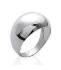 Grosse bague argent massif beau bombée