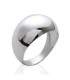 Grosse bague argent massif beau bombée 