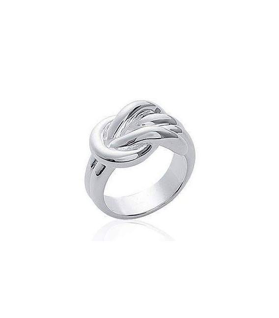 Bague argent massif noeuds en entrelacs 
