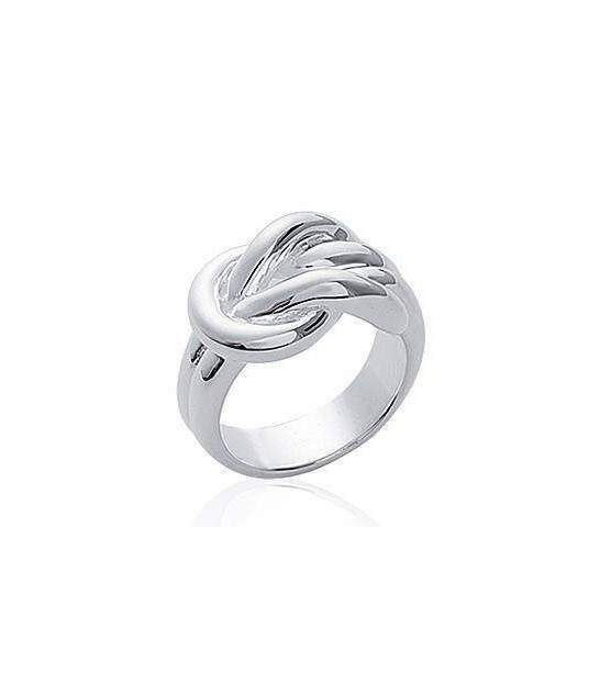 Bague anneau large de méditation en argent massif - Montres & Bijoux