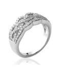 Bague argent entrelacs infini