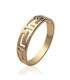 Bague plaqué or inspiration grec 