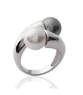 Bague argent perle de Majorque