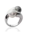 Bague argent perle de Majorque