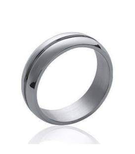 Bague acier légèrement bombé