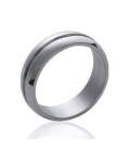 Bague acier légèrement bombé