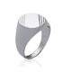Chevalière homme argent massif 