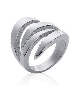 Bague fantaisie mixte acier