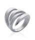 Bague fantaisie mixte acier 
