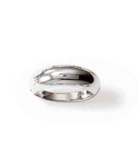 alliance légèrement bombée argent 