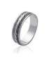 Bague bel anneau alliance argent massif 