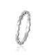 Anneau modulable argent ovale 