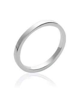 Bague simple modulable argent