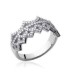 Alliance bague royale argent et zirconium 