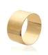 Bague plaqué or anneau alliance tube 