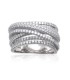 grosse bague argent massif zirconium 