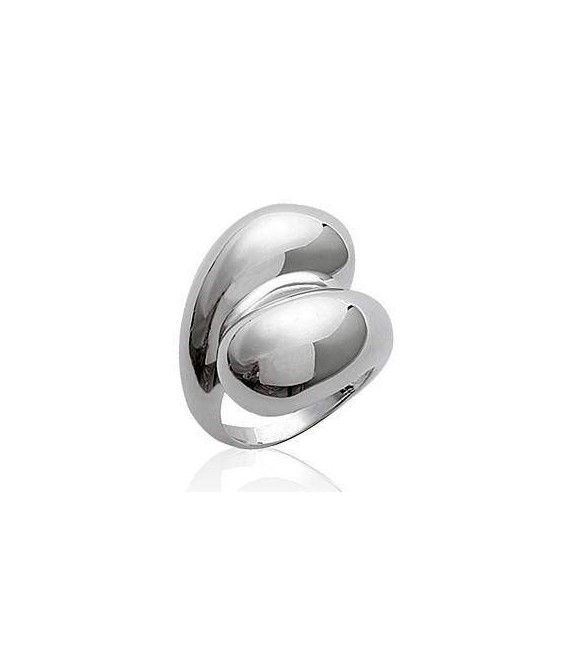 Grosse bague fantaisie argent massif 