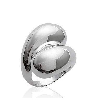 Grosse bague fantaisie argent massif 
