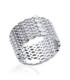 Bague alliance chaînage zirconium 