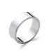 Bague anneau style alliance en argent massif 