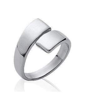 Bague face à face acier