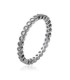 Alliance fine bague argent massif zirconium serti rond 