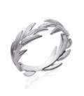 Bague fantaisie argent enroulé
