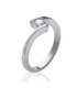 Bague fantaisie et chic argent zirconium 