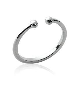 Bague de pouce ouverte originale argent massif