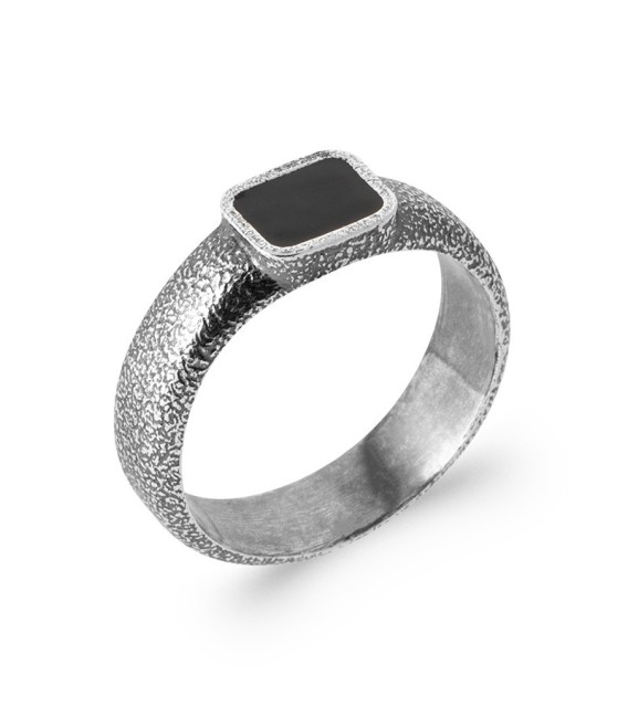 Bague homme alliance design quantum 925 