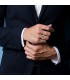 Bague homme alliance design quantum 925 