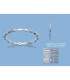 Anneau modulable argent ovale 