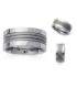 Bague acier câbles torsadés insérés 