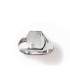 Bague chevalière argent massif gravée 